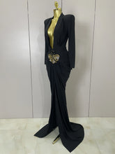 Sexy Deep V-Neck  Long Sleeve Bodycon Long Dress 2025 New Women Spring Elegant Evening Party Celebrate Cocktail Outfit Vestido